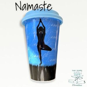 Namesté - Yoga Travel Mug with Lid
